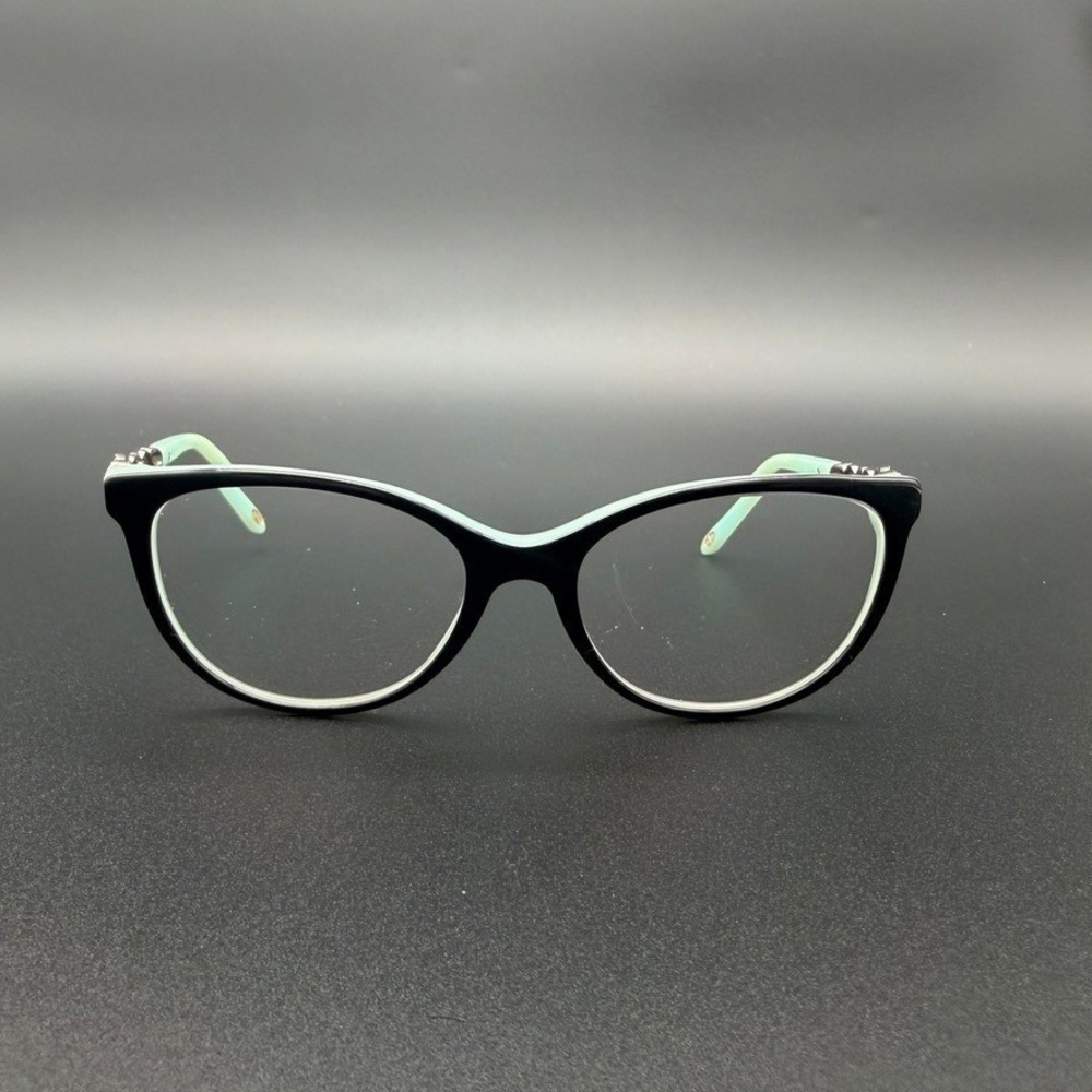 Tiffany & Co TF2120-B 8055 Cat Eye Eyeglass Frames Only Black Blue 51-16-135